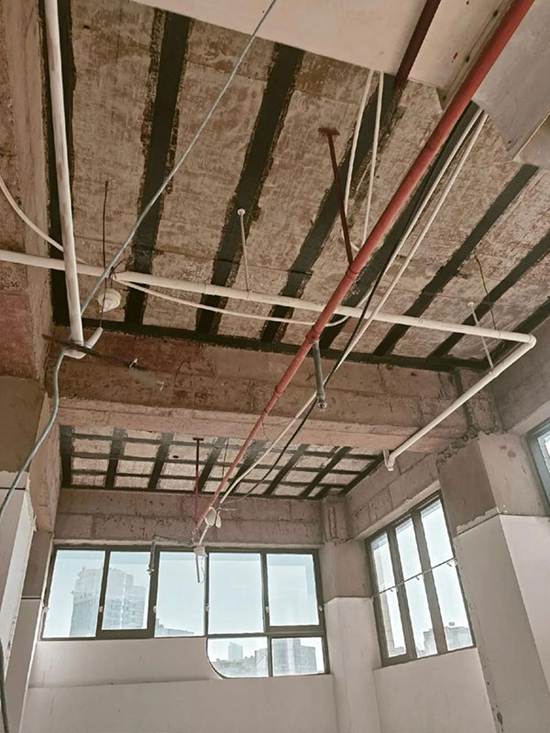 碳纤维加固楼板 (2)