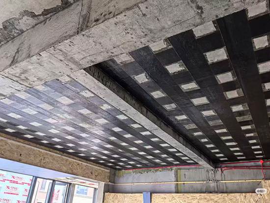 碳纤维加固楼板 (8)